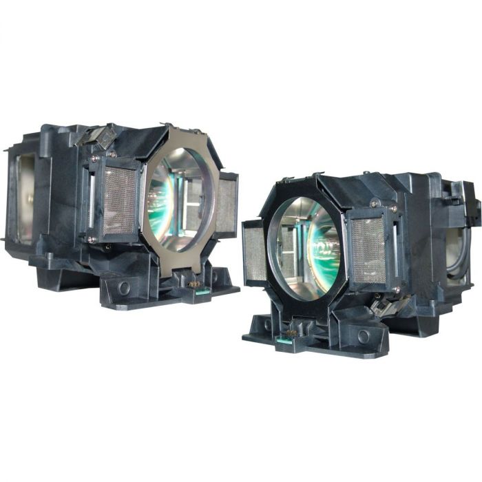 Projector Lamp Replacement for ELPLP52 / V13H010L52 - Dual Lamp Kit EPSON EB-Z8000WU EB-Z8050W H266B POWERLITE PRO Z8000WUNL POWERLITE PRO Z8050WNL Powered by Philips UHP OEM Bulb - 1 Year Warranty