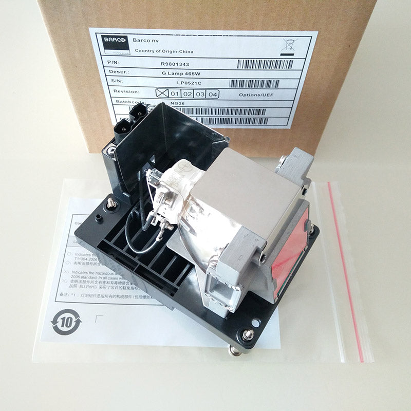 Barco R9801343 Projector Lamp Housing with Genuine Original OEM Bulb