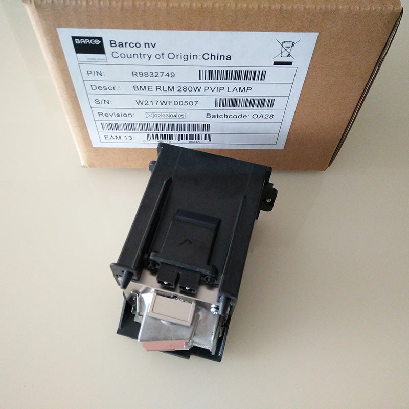 Barco R9832749 Projector Lamp Housing with Genuine Original OEM Bulb
