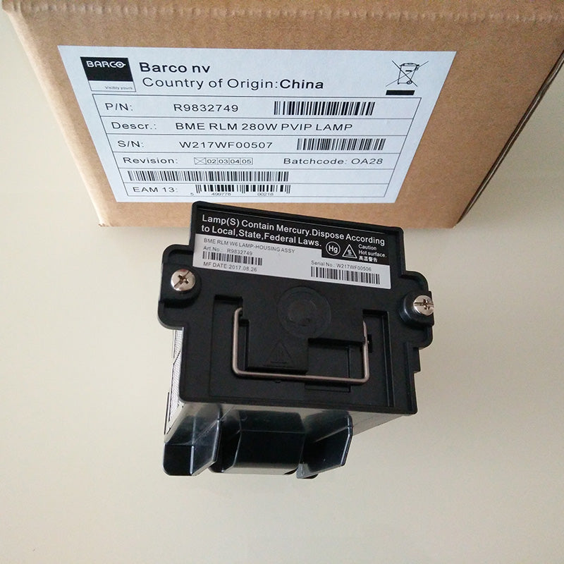 Barco R9832749 Projector Lamp Housing with Genuine Original OEM Bulb