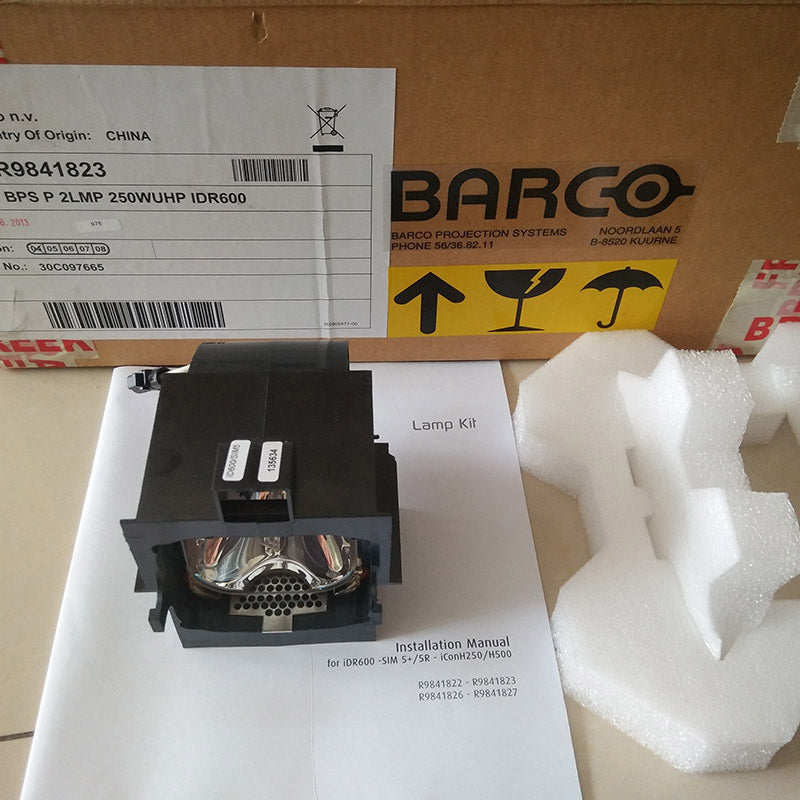 OEM/OM Projector Lamp Module R9841842 / R9841823- Dubbele Lamp Set Powered by Philips UHP OEM Bulb - 1 Year Warranty