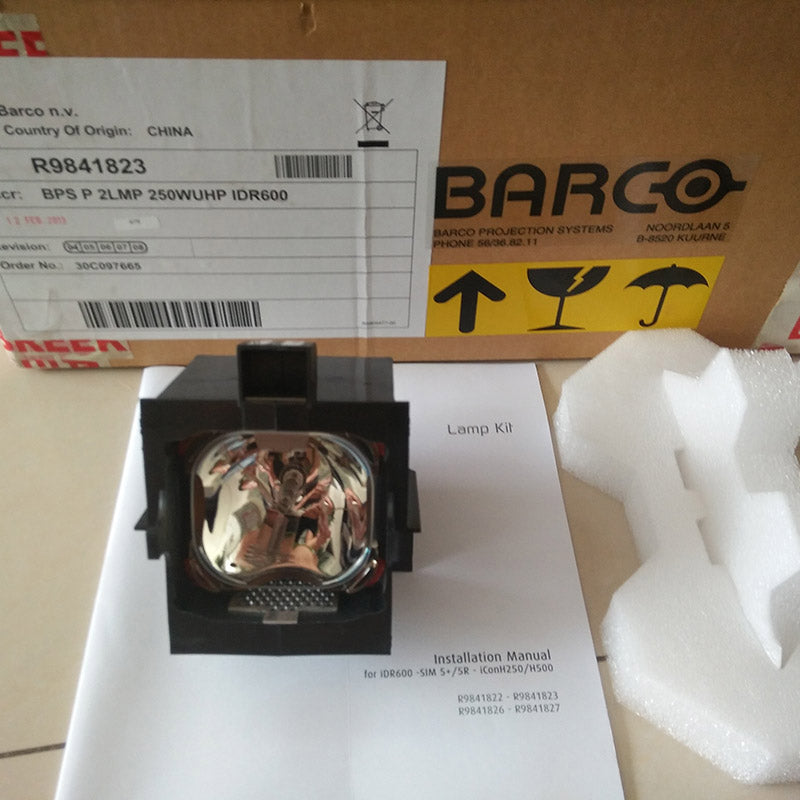 OEM/OM Projector Lamp Module R9841842 / R9841823- Dubbele Lamp Set Powered by Philips UHP OEM Bulb - 1 Year Warranty