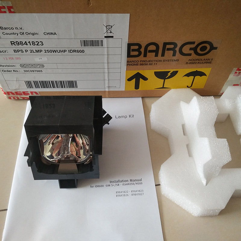 OEM/OM Projector Lamp Module R9841842 / R9841823- Dubbele Lamp Set Powered by Philips UHP OEM Bulb - 1 Year Warranty