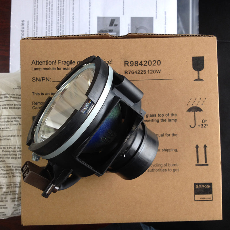 OEM/OM Projector Lamp Module R9842020 / R9842440 / R764225 / R764454 - Barco Overview D1 FD70-DL MGD50-DL ML50 Projector Powered by Philips UHP OEM Bulb - 1 Year Warranty
