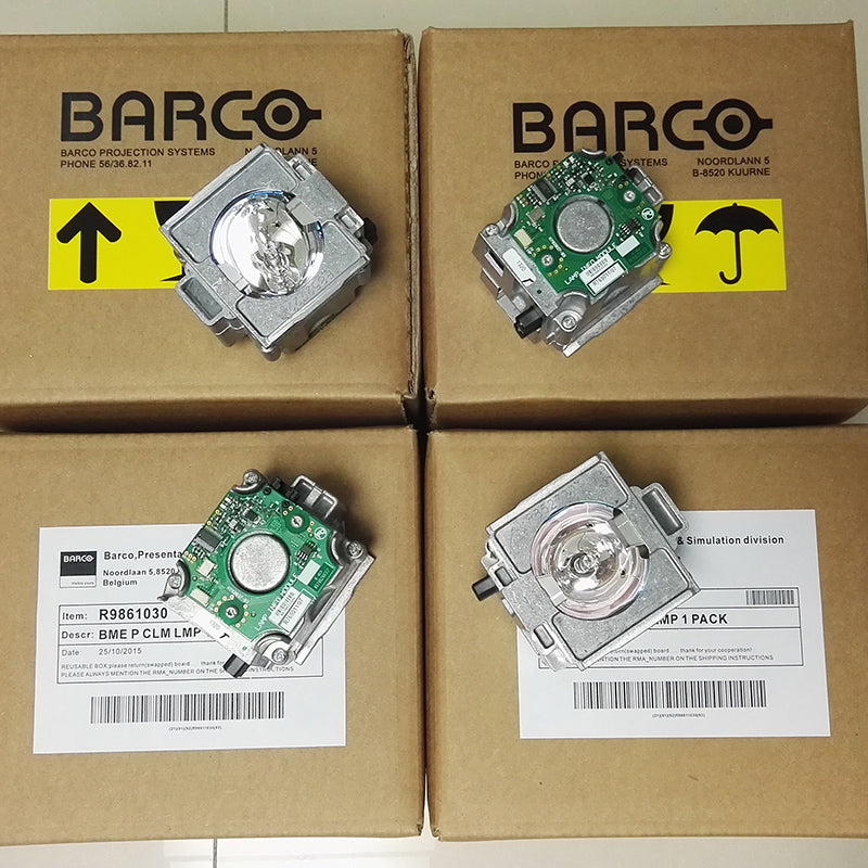 OEM Barco R9861030 (Single Lamp) Projector Lamp for CLM HD8, CLM R10, CLM R10+ Projectors Powered by Philips UHP OEM Bulb - 1 Year Warranty