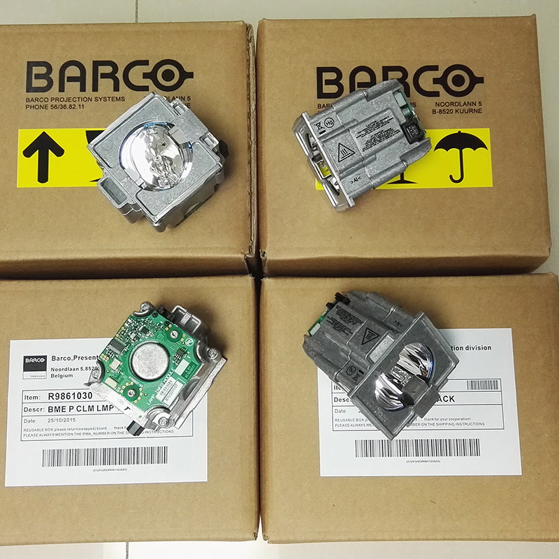 OEM Barco R9861030 (Single Lamp) Projector Lamp for CLM HD8, CLM R10, CLM R10+ Projectors Powered by Philips UHP OEM Bulb - 1 Year Warranty