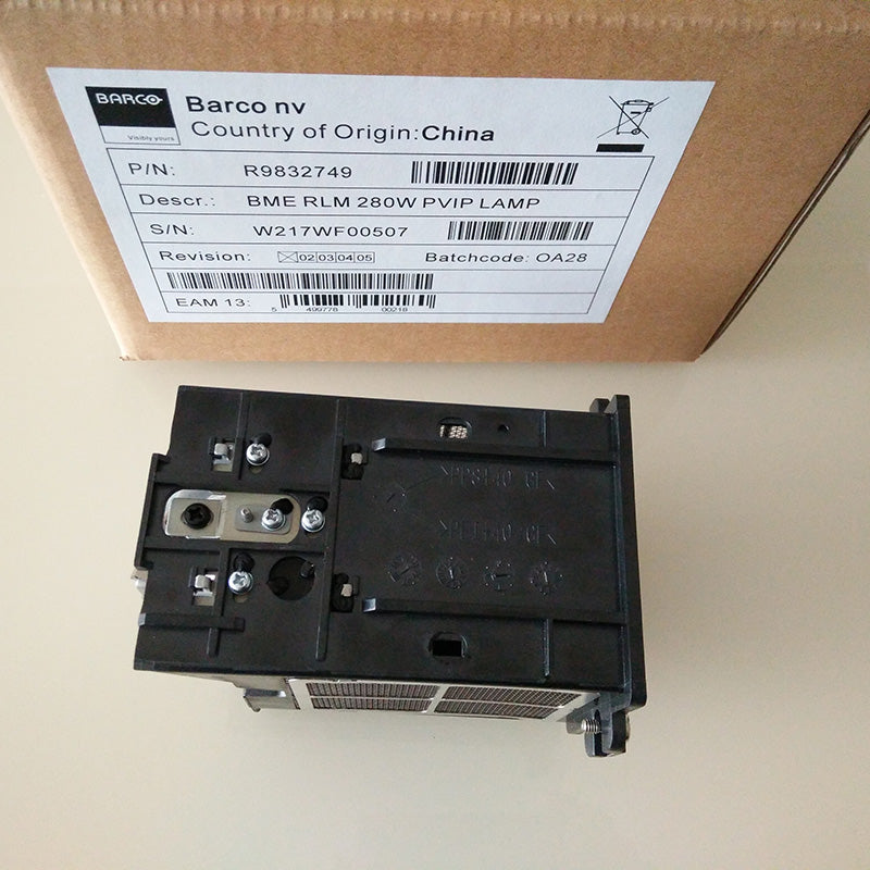 Barco R9832749 Projector Lamp Housing with Genuine Original OEM Bulb