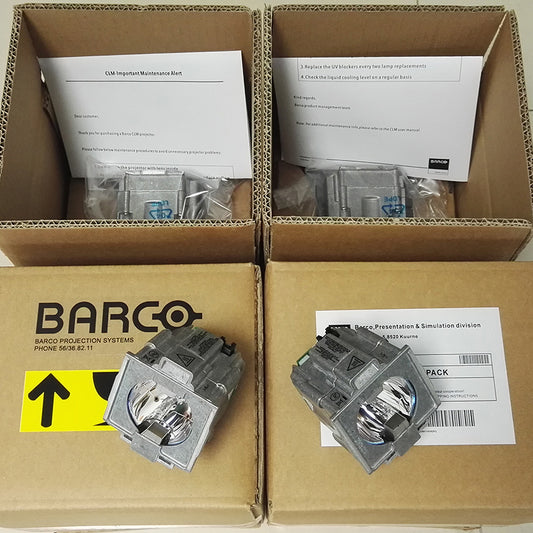 OEM Barco R9861030 (Single Lamp) Projector Lamp for CLM HD8, CLM R10, CLM R10+ Projectors Powered by Philips UHP OEM Bulb - 1 Year Warranty